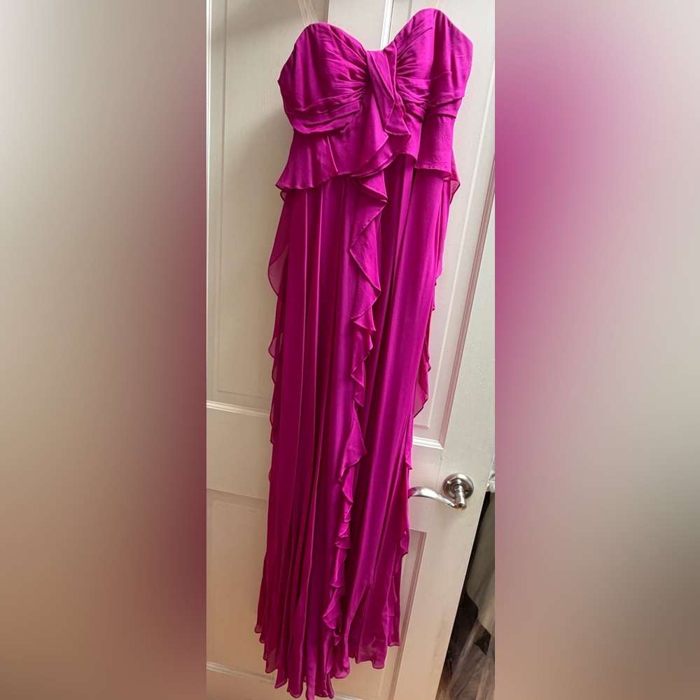 Badgley Mischka Fuchsia/Hot Pink Gown